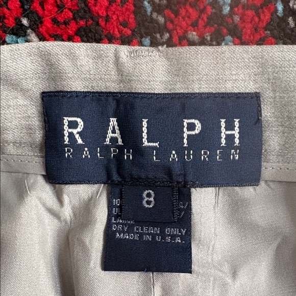 Vintage Ralph Lauren Grey Wool Trousers - Picture 3 of 8